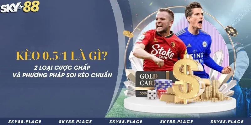 Kèo 0.5/1 là gì? 2 loại cược chấp và phương pháp soi kèo chuẩn