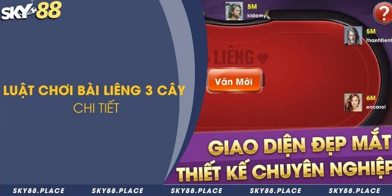 Luật chơi bài liêng 3 cây chi tiết